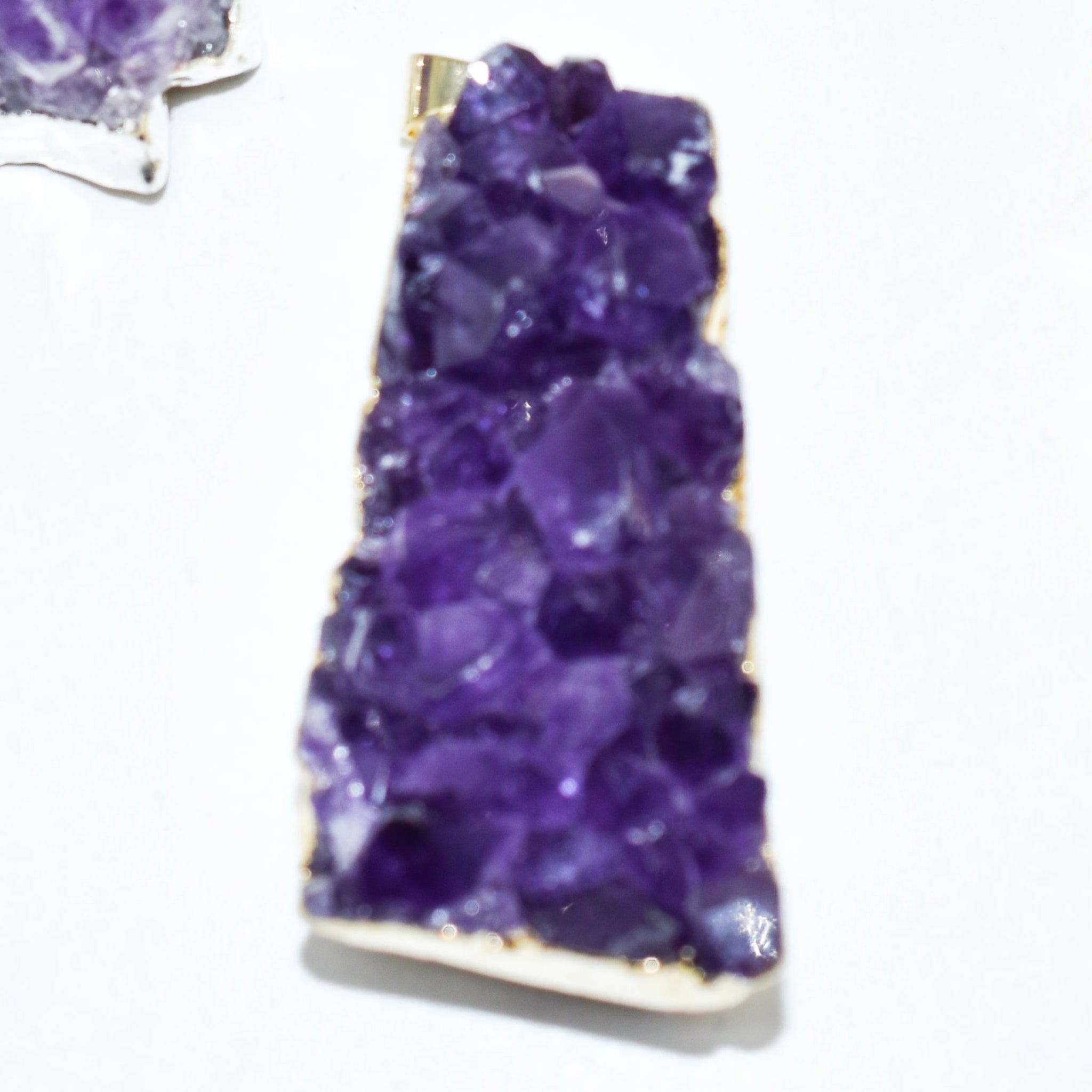 Amethyst Druzy Pendant - WHYTE QUARTZ