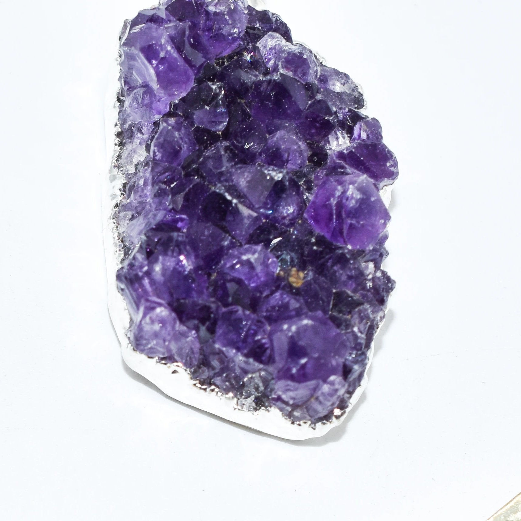 Amethyst Druzy Pendant - WHYTE QUARTZ