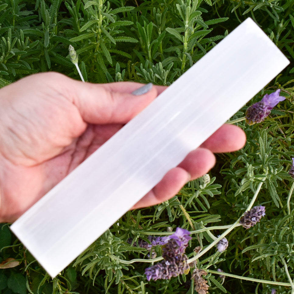 Polished Selenite Bar - WHYTE QUARTZ