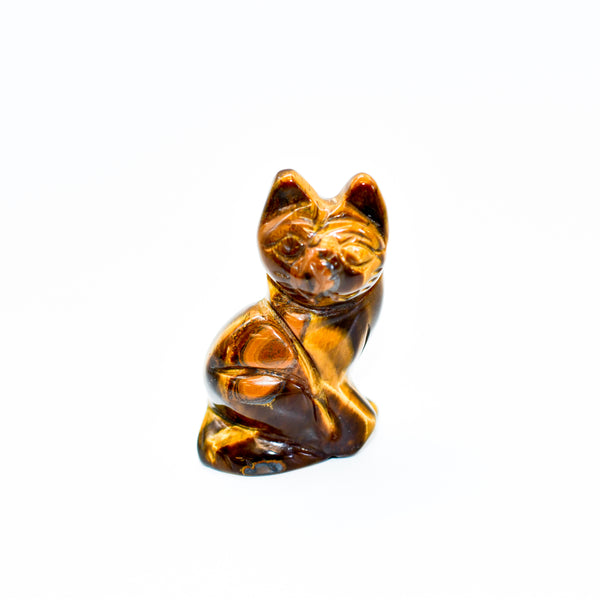 Cat Crystal Carvings