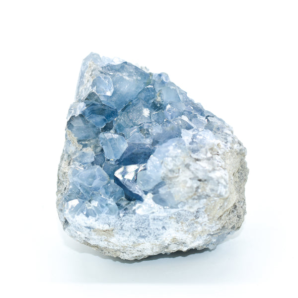 Grade A Celestite Druzy Clusters