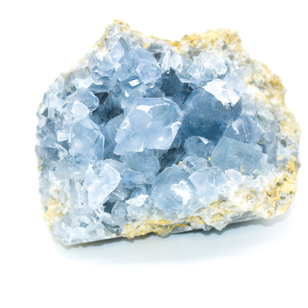 Grade A Celestite Druzy Clusters