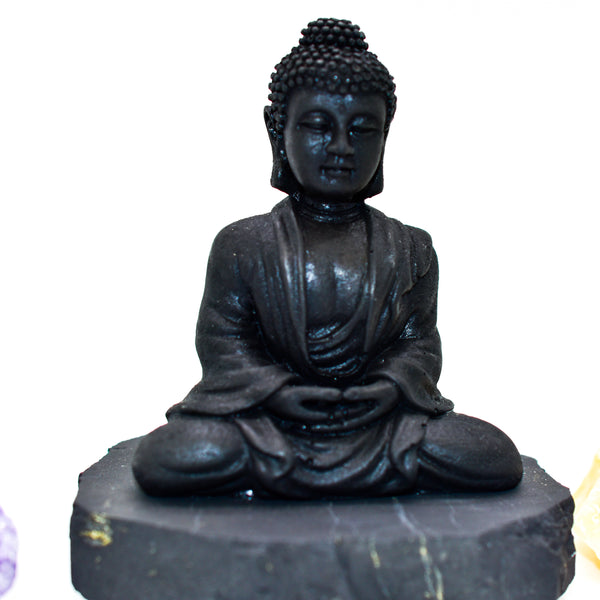 Shungite Buddha Figurine