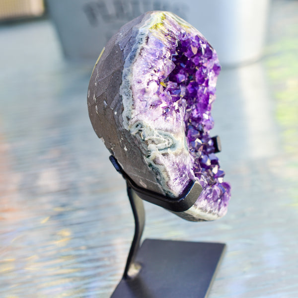 Super Dark Purple AAA Grade Amethyst Druzy Display Pieces