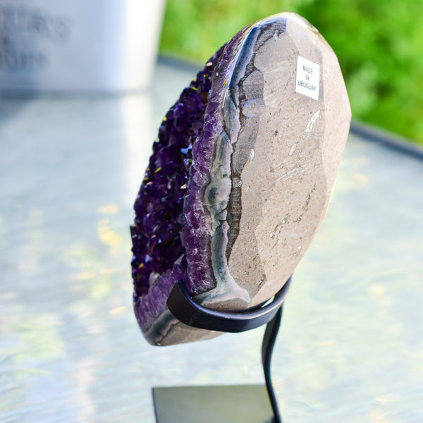 Super Dark Purple AAA Grade Amethyst Druzy Display Pieces