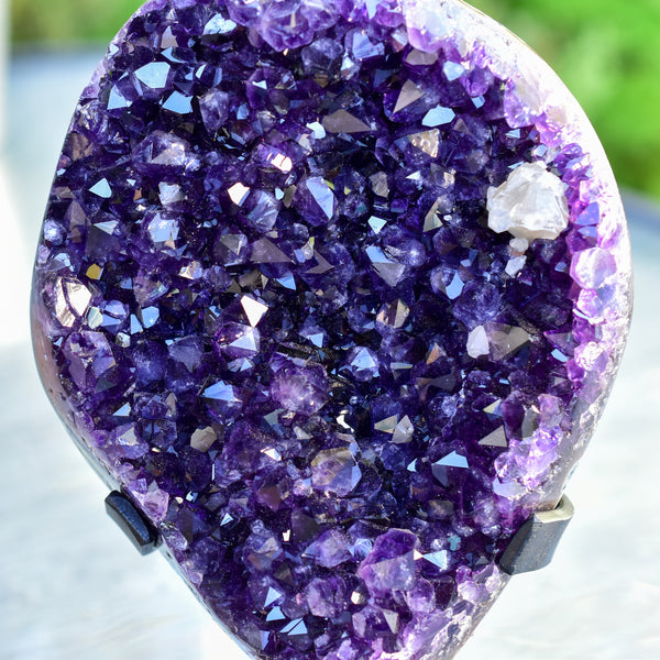 Super Dark Purple AAA Grade Amethyst Druzy Display Pieces