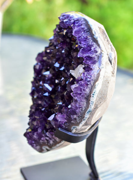 Super Dark Purple AAA Grade Amethyst Druzy Display Pieces