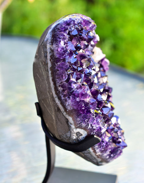 Super Dark Purple AAA Grade Amethyst Druzy Display Pieces