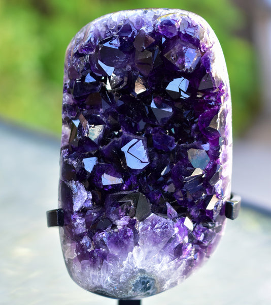 Super Dark Purple AAA Grade Amethyst Druzy Display Pieces