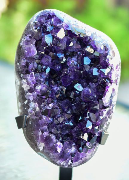 Super Dark Purple AAA Grade Amethyst Druzy Display Pieces