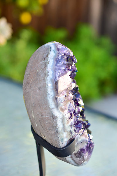 Super Dark Purple AAA Grade Amethyst Druzy Display Pieces
