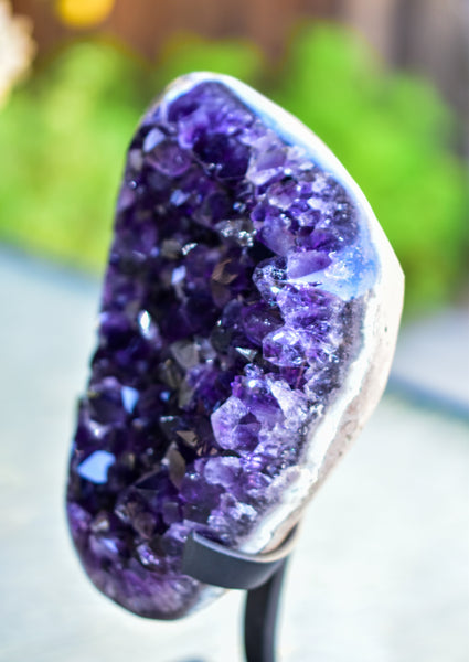 Super Dark Purple AAA Grade Amethyst Druzy Display Pieces