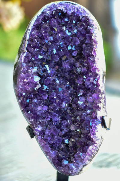 Super Dark Purple AAA Grade Amethyst Druzy Display Pieces
