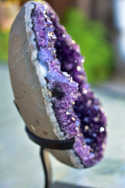 Super Dark Purple AAA Grade Amethyst Druzy Display Pieces
