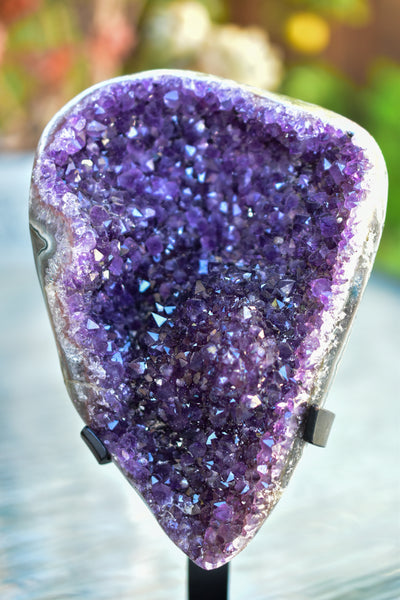 Super Dark Purple AAA Grade Amethyst Druzy Display Pieces
