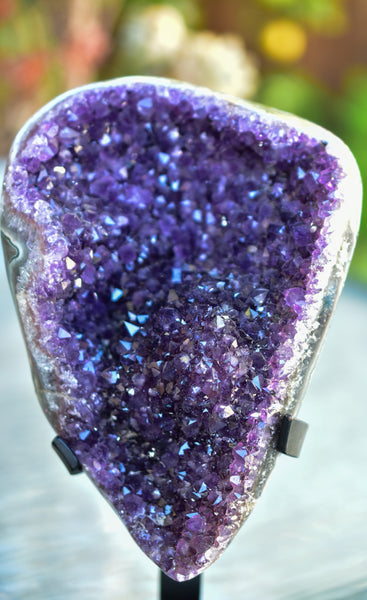 Super Dark Purple AAA Grade Amethyst Druzy Display Pieces