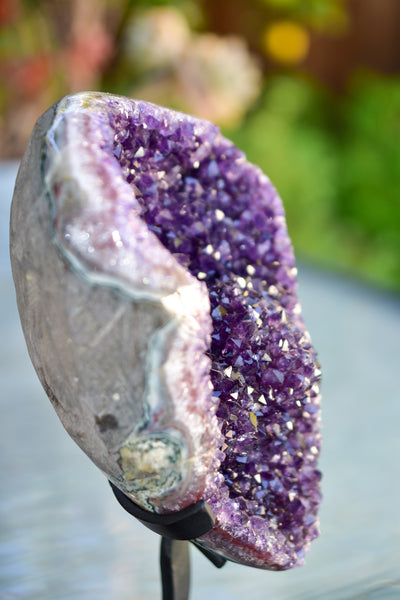 Super Dark Purple AAA Grade Amethyst Druzy Display Pieces