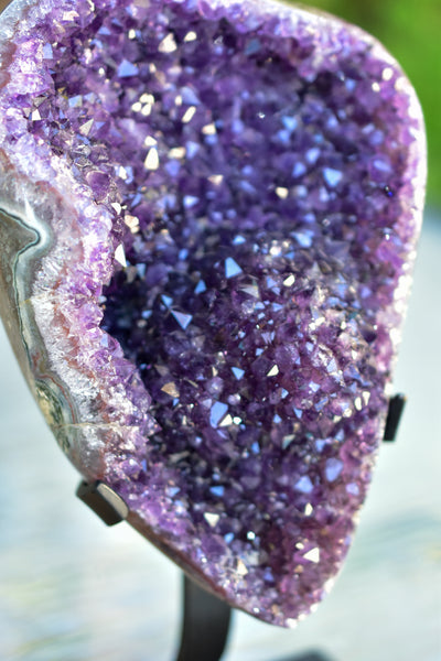 Super Dark Purple AAA Grade Amethyst Druzy Display Pieces