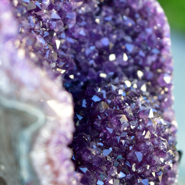 Super Dark Purple AAA Grade Amethyst Druzy Display Pieces