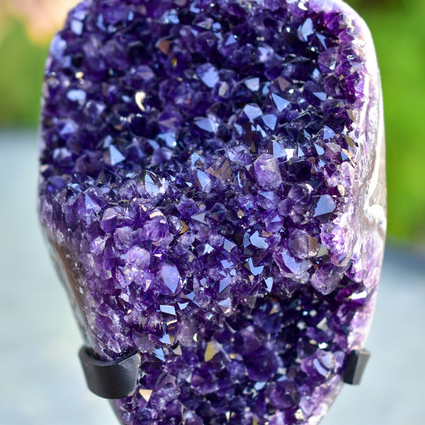 Super Dark Purple AAA Grade Amethyst Druzy Display Pieces