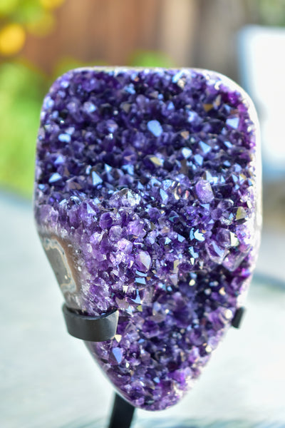 Super Dark Purple AAA Grade Amethyst Druzy Display Pieces