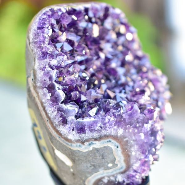 Super Dark Purple AAA Grade Amethyst Druzy Display Pieces