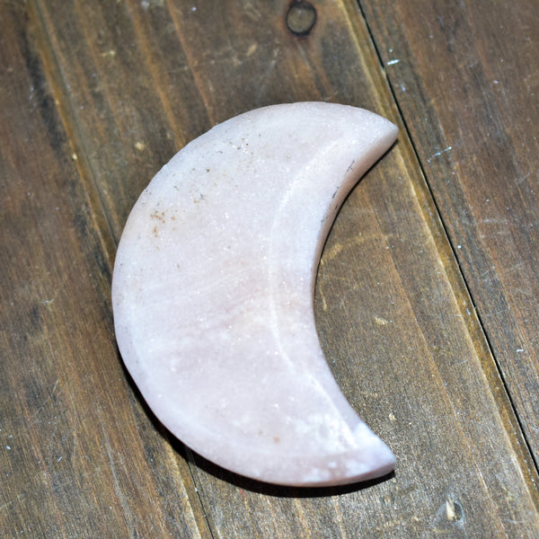 Pink Amethyst Crescent Moons