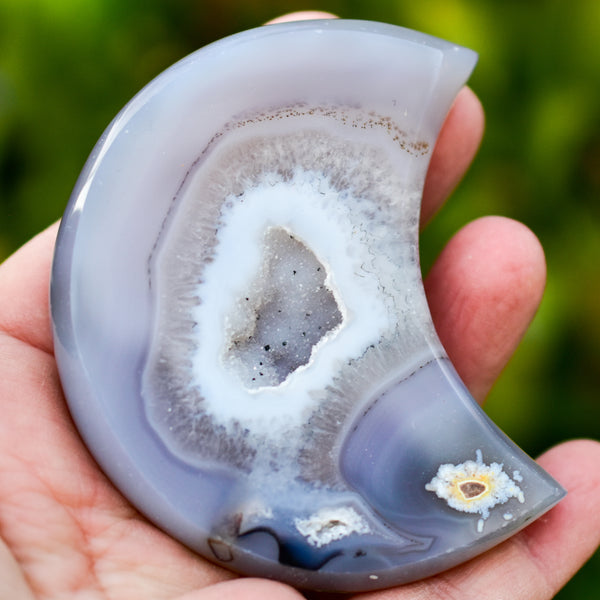 Agate Crescent Moons