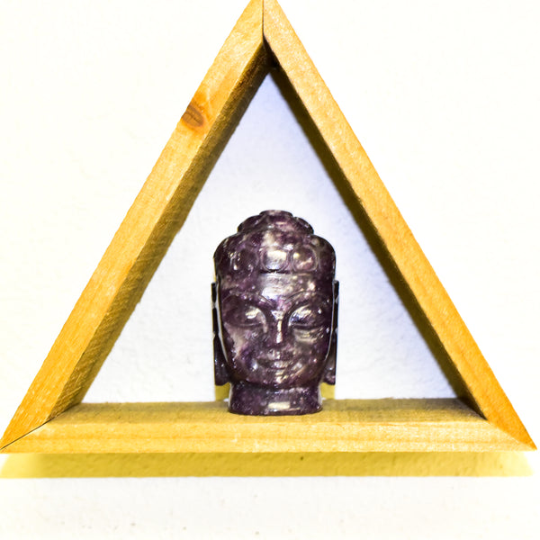Crystal Buddha Heads