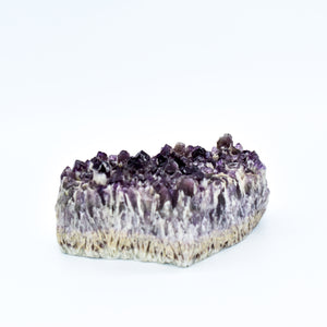 Rare, Large Elestial Amethyst Cluster Display Piece