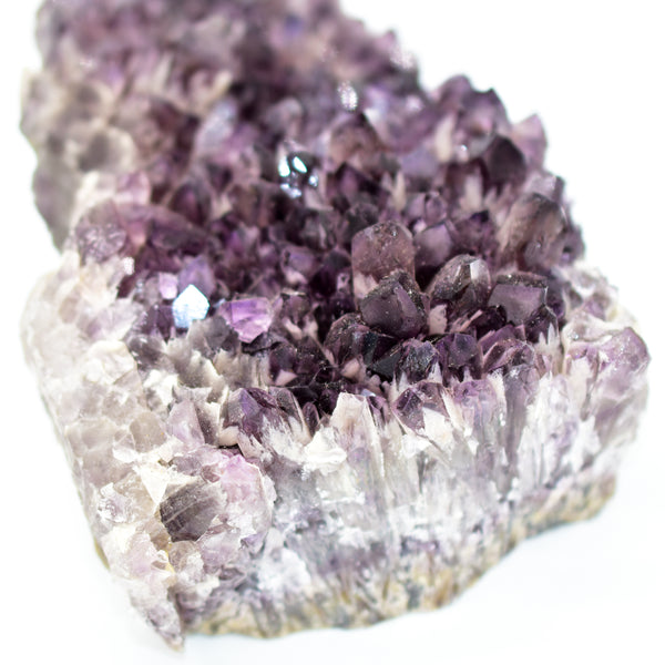 Rare, Large Elestial Amethyst Cluster Display Piece