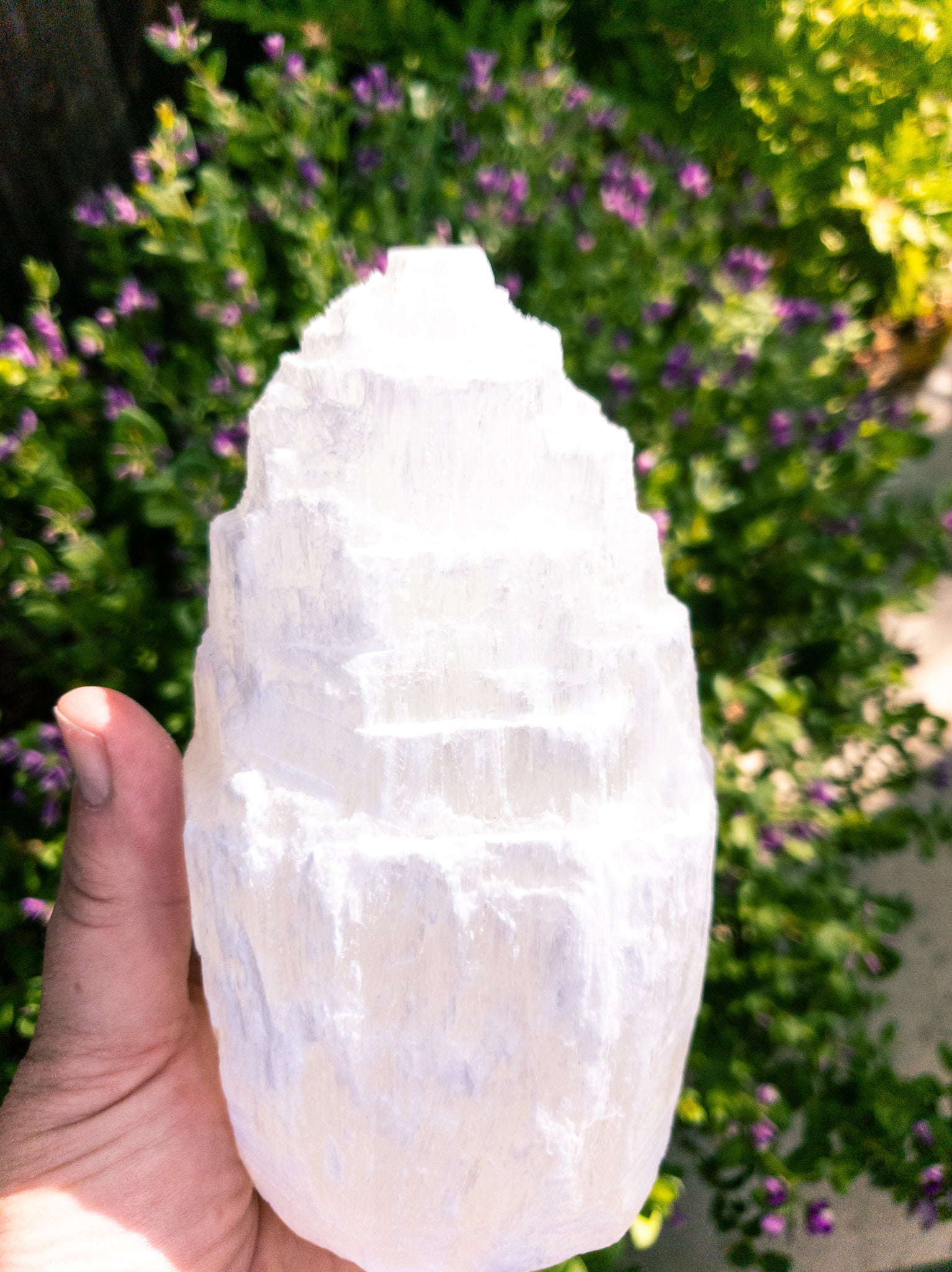 Selenite Tower - WHYTE QUARTZ