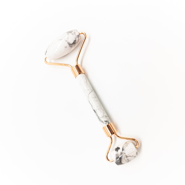 Copper & Crystal Face Roller - Massager - WHYTE QUARTZ