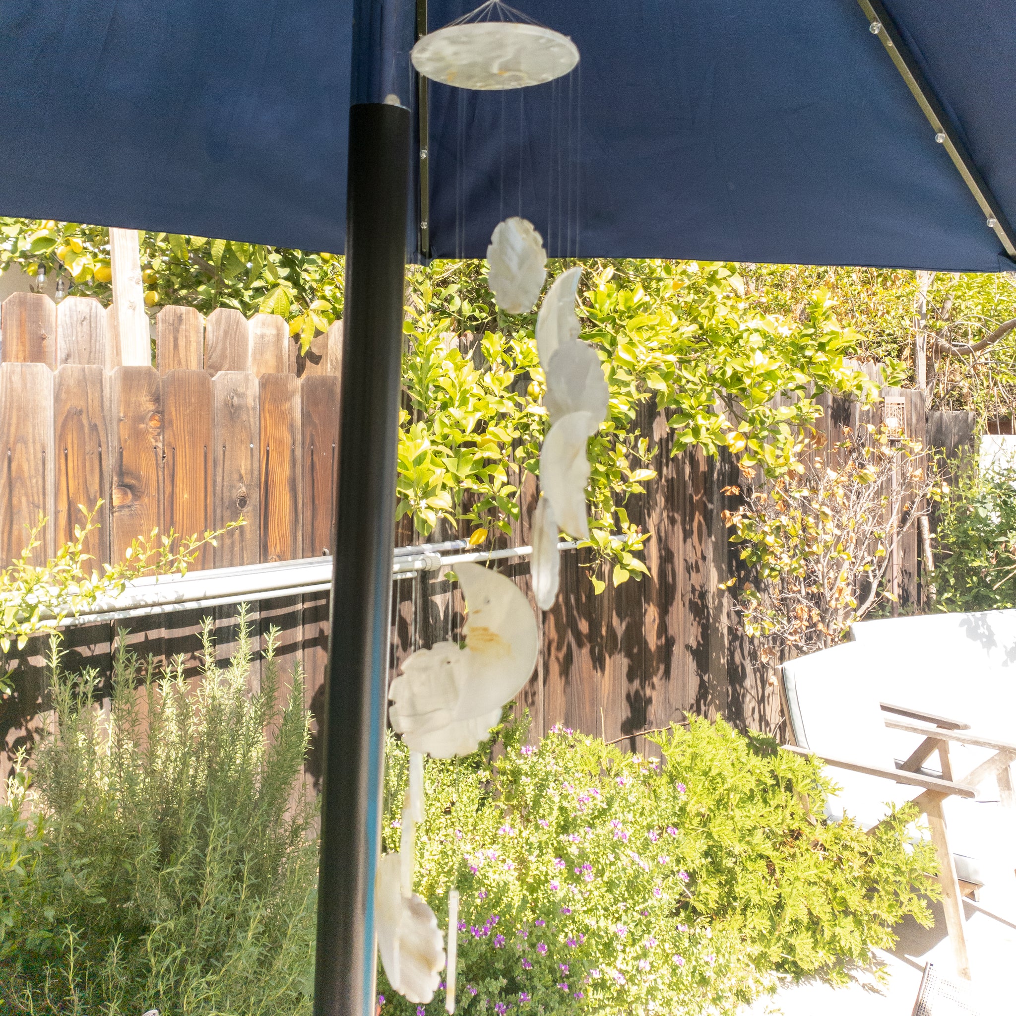 Celestial Sun & Moon Handmade White Onyx Wind Chime