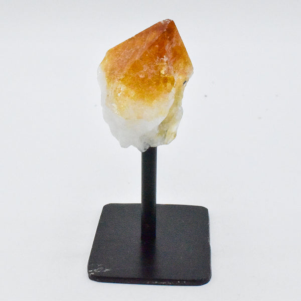 Natural Crystal Point on Metal Stand