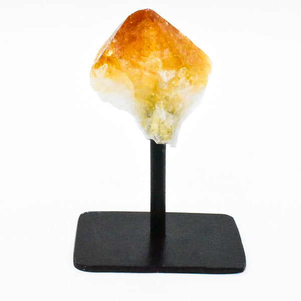 Natural Crystal Point on Metal Stand